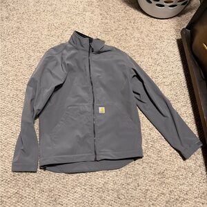 Carhartt Black and Gray Rain Defender Jacket